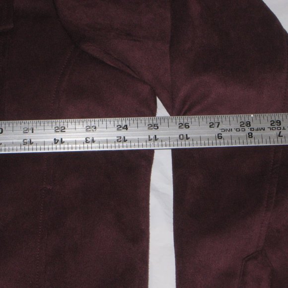 ROBERT GRAHAM Vegan Suede Trucker Jacket Men’s Size 2XL Mahogany RGF23R77 - Picture 3 of 11